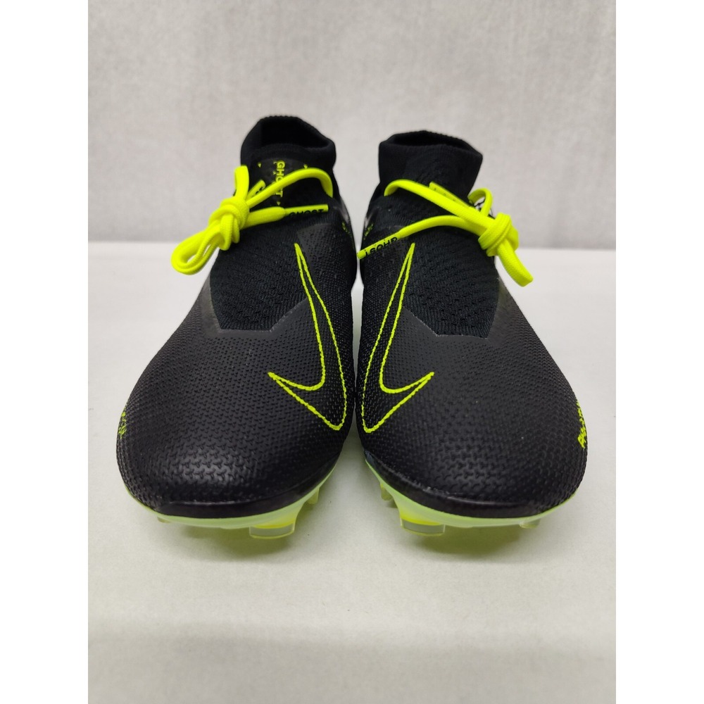 Nike Boys Phantom Vision Elite DF FG Soccer Cleats AO3262-007 Black Volt Sz 4 - Picture 3 of 8